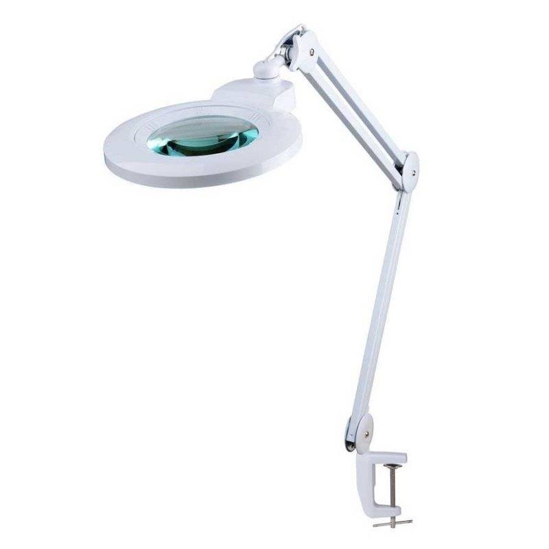 Lampe mit Lupe 8D 8 Dioptrien - 9006LED-127-8D - austauschbare