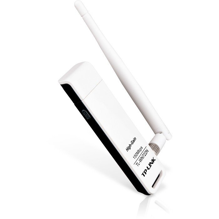 WLAN USB Nano N 150Mbps Adapter TP-Link TL-WN722N mit Antenne - Raspberry Pi*