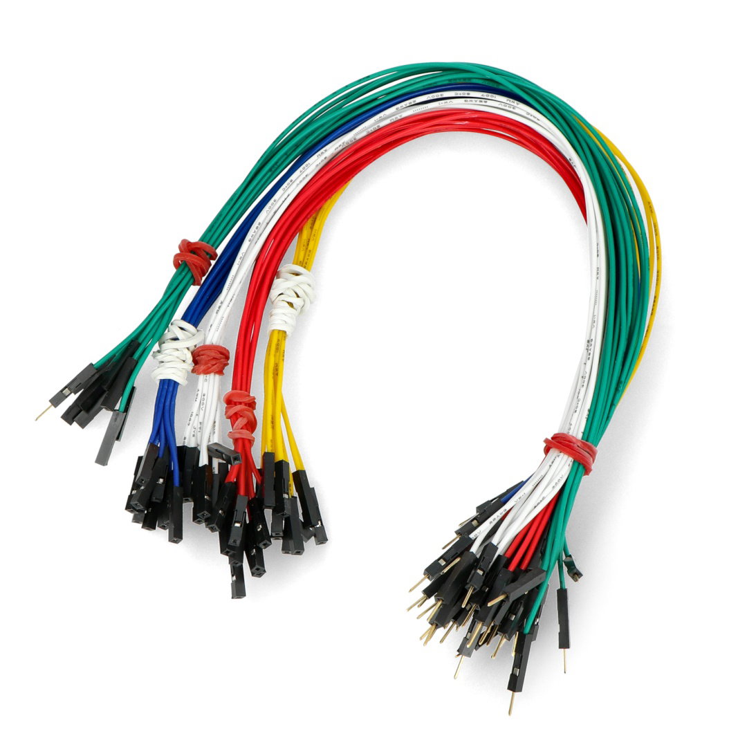 Verbindungskabel weiblich-männlich 30cm farbig - 50St