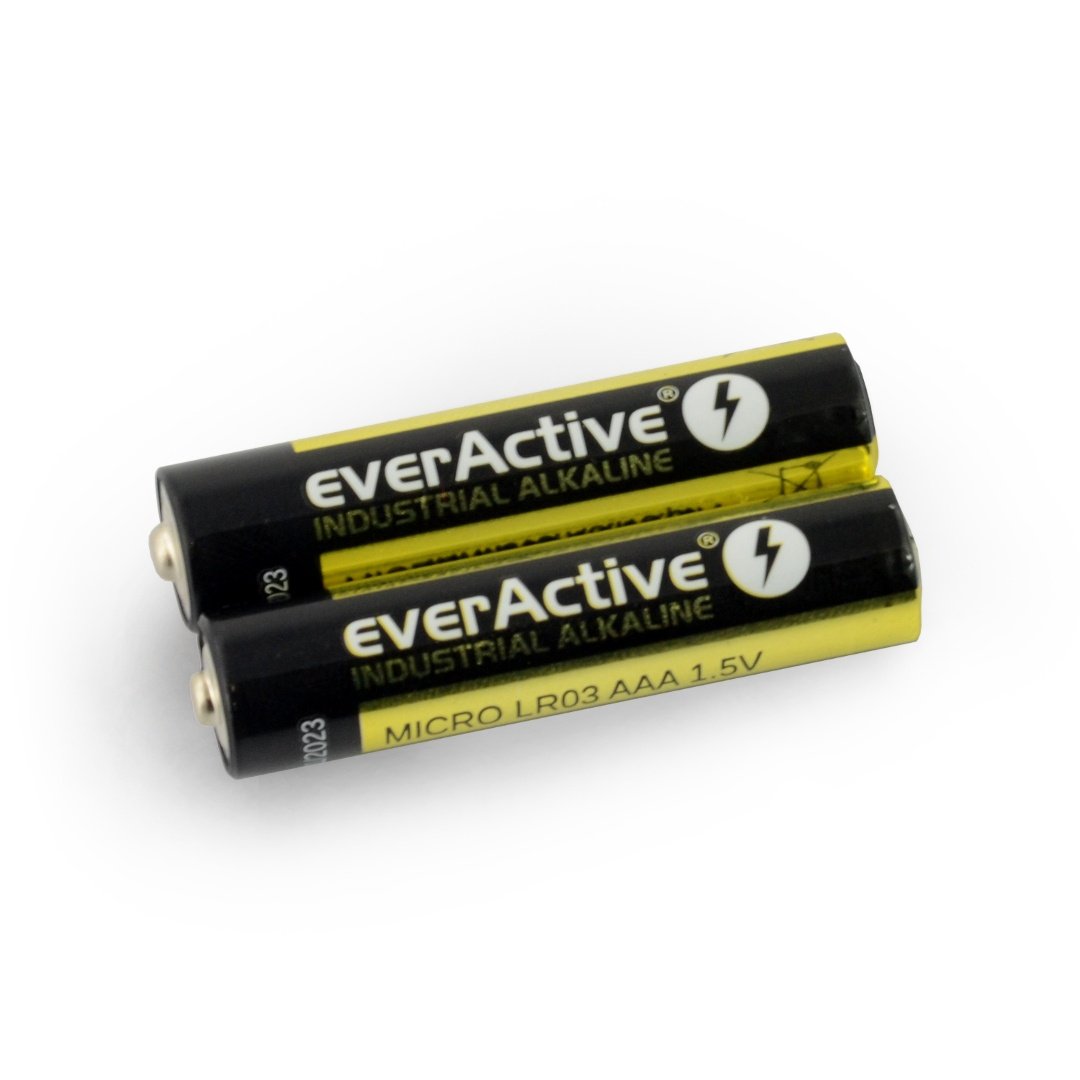 EverActive Industrial Alkaline AAA (R3 LR03) Batterie - 2 Stk.