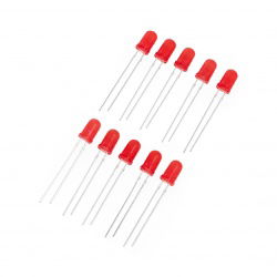 LED 5mm rot - 10St - JustPi