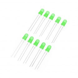 LED 5mm grün - 10St - JustPi