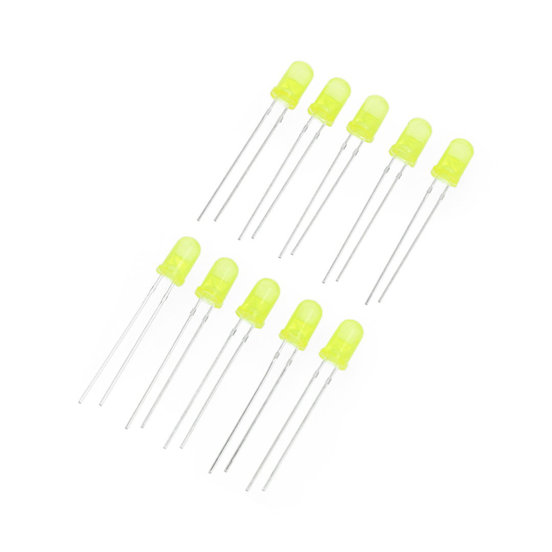 LED 5mm gelb - 10St - JustPi
