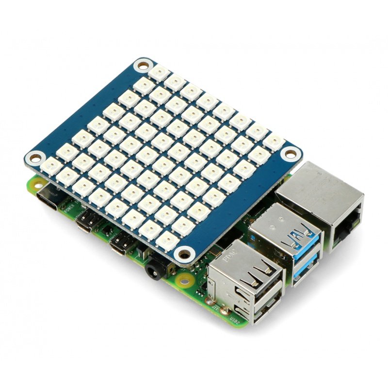 RGB LED Hat B - Overlay für Raspberry Pi 4B / 3B + 3B / Zero -
