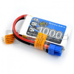 Li-Pol Dualsky 1000mAh 35C 2S 7,4V-Paket