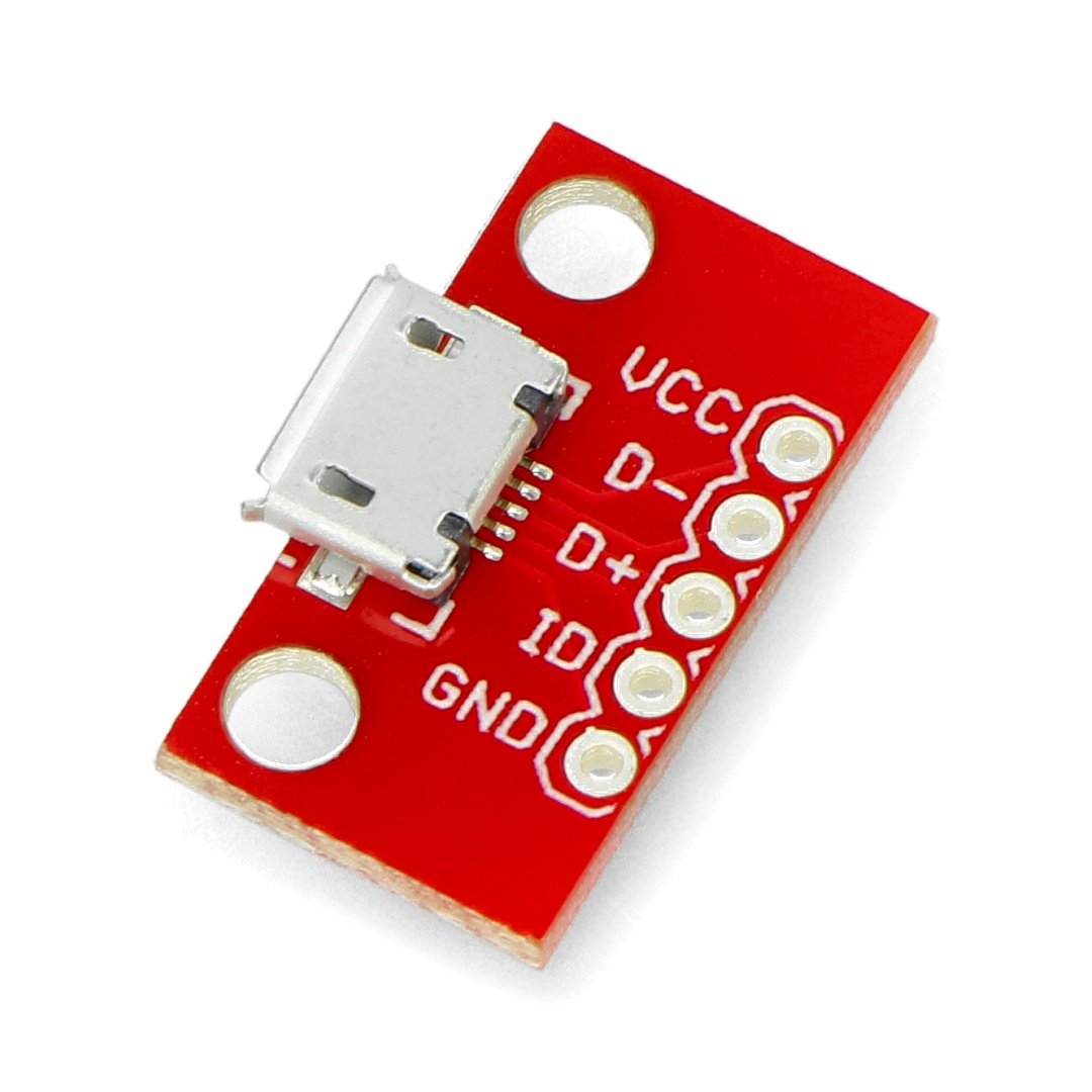 MicroUSB Typ B 5 Pin - Stecker für die Kontaktplatte - SparkFun