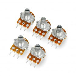 Drehpotentiometer 10kΩ linear 1/8W - 5St.