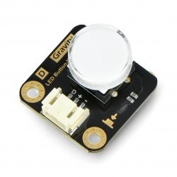 Gravity - LED Button - LED beleuchteter Taster - weiß - DFRobot