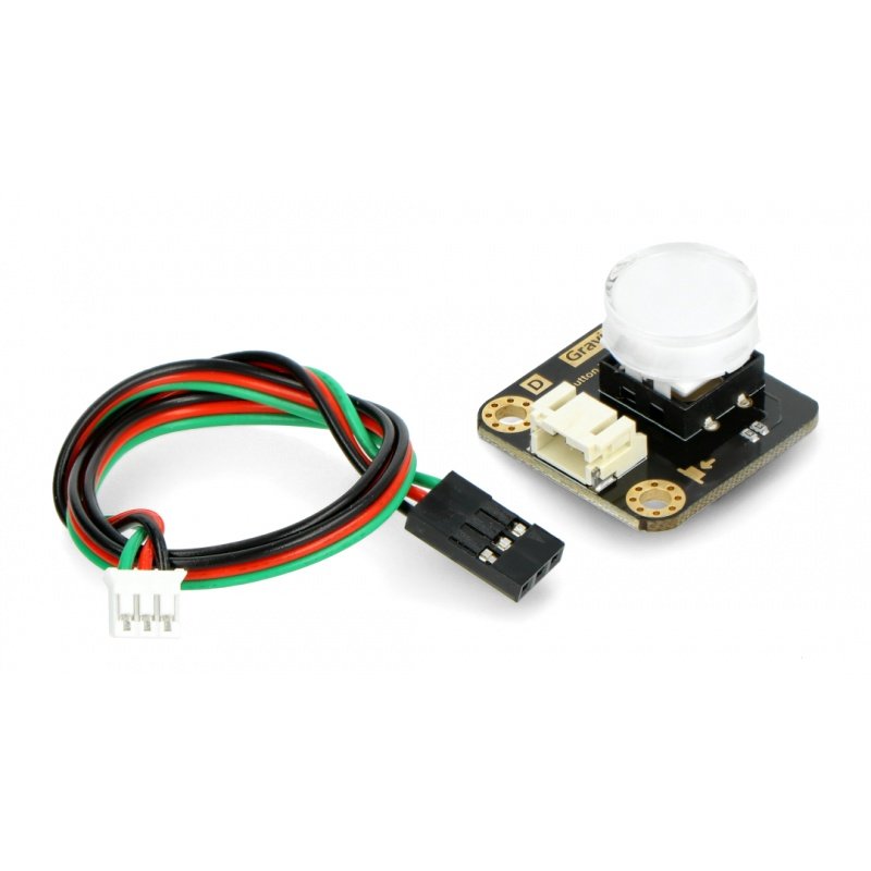 Gravity - LED Button - LED beleuchteter Taster - weiß - DFRobot