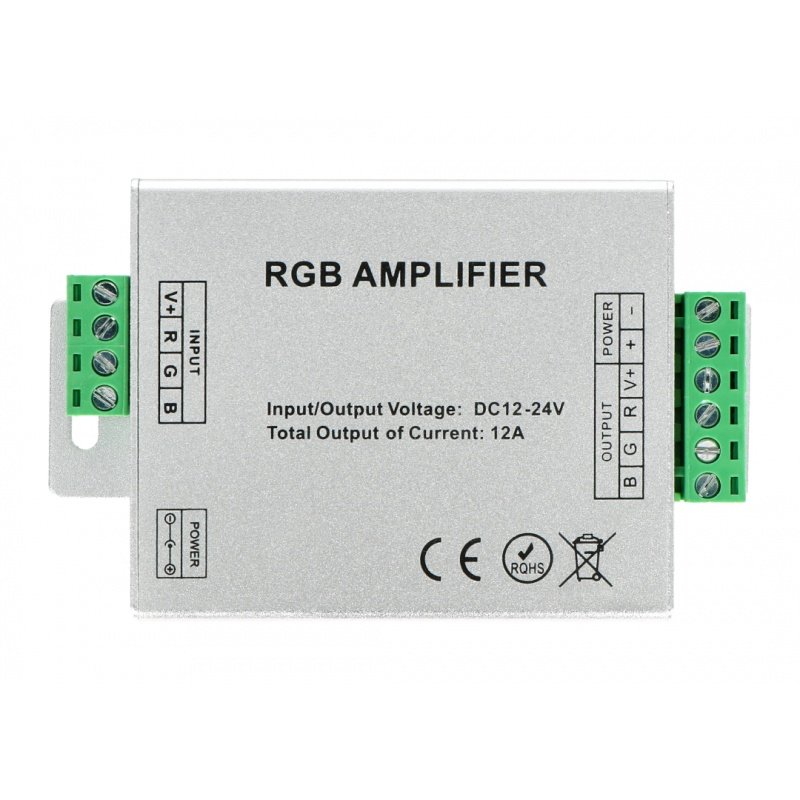 RGB-Verstärker für LED-Streifen und Streifen - 12-24V / 288W