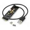 M.2 Key M to Key A Adapter mit USB-Unterstützung - für Geräte - zdjęcie 2