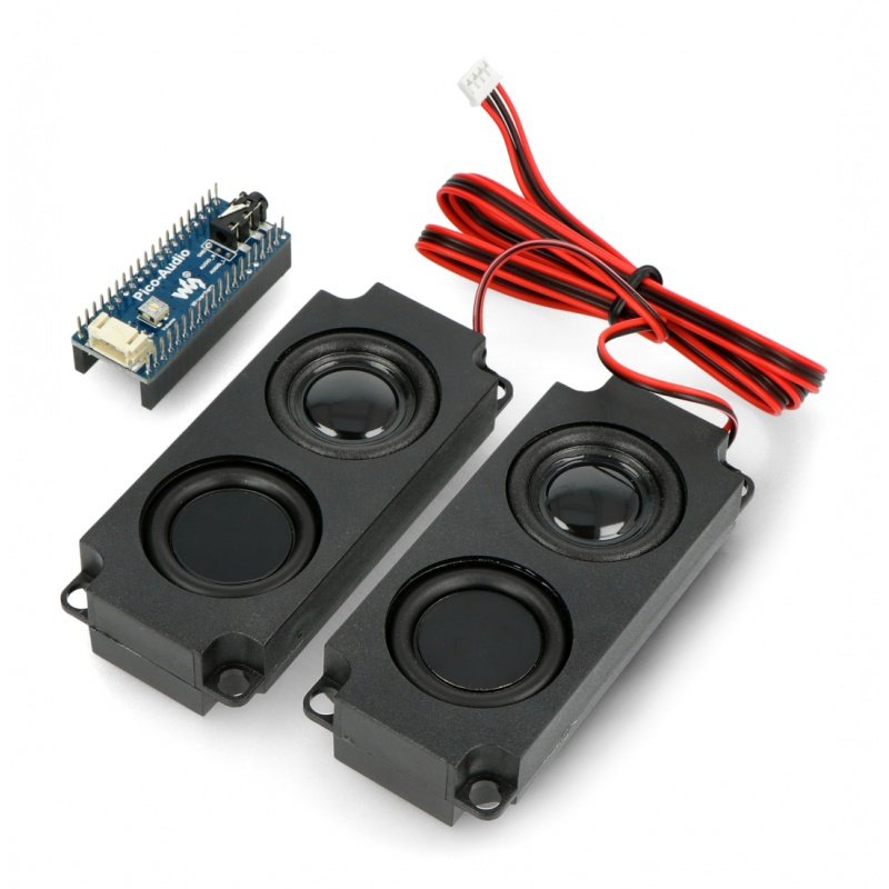 Audioerweiterung + 2x 5W Lautsprecher für Raspberry Pi Pico -