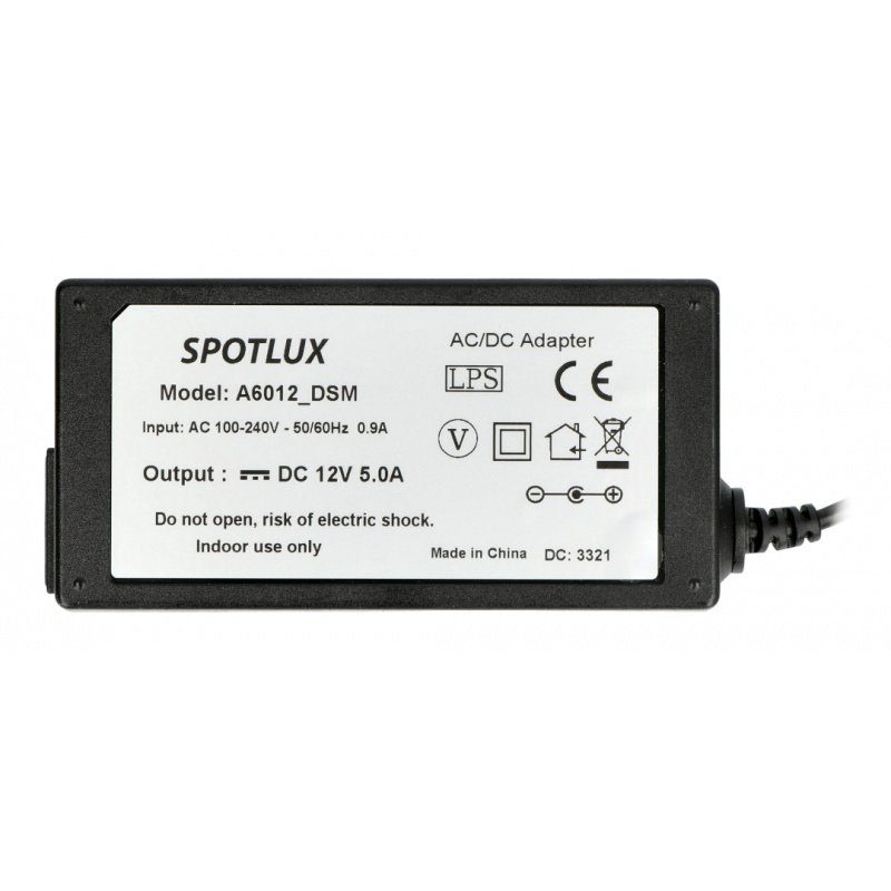 Spotlux A6012_DSM 12V / 5A Impulsstromversorgung - DC 5,5 /