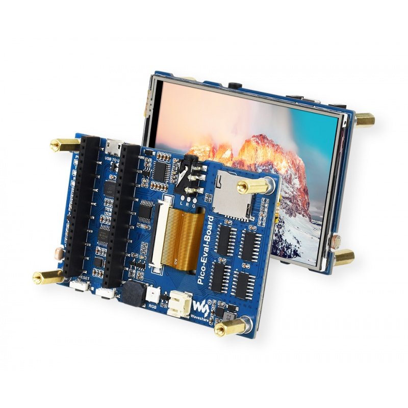 Resistiver IPS-Touchscreen LCD 3,5 '' 480x320px + Audio - SPI -