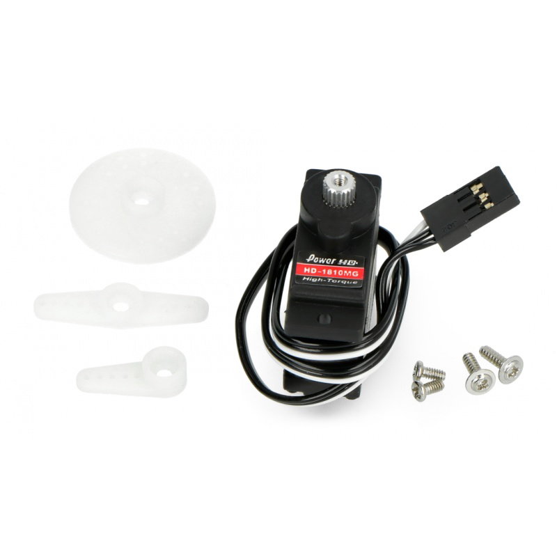 Servo PowerHD HD-1810MG - Mikro