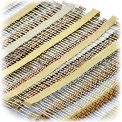 Beschriebener Satz CF THT 1 / 4W-Widerstände - 600St.