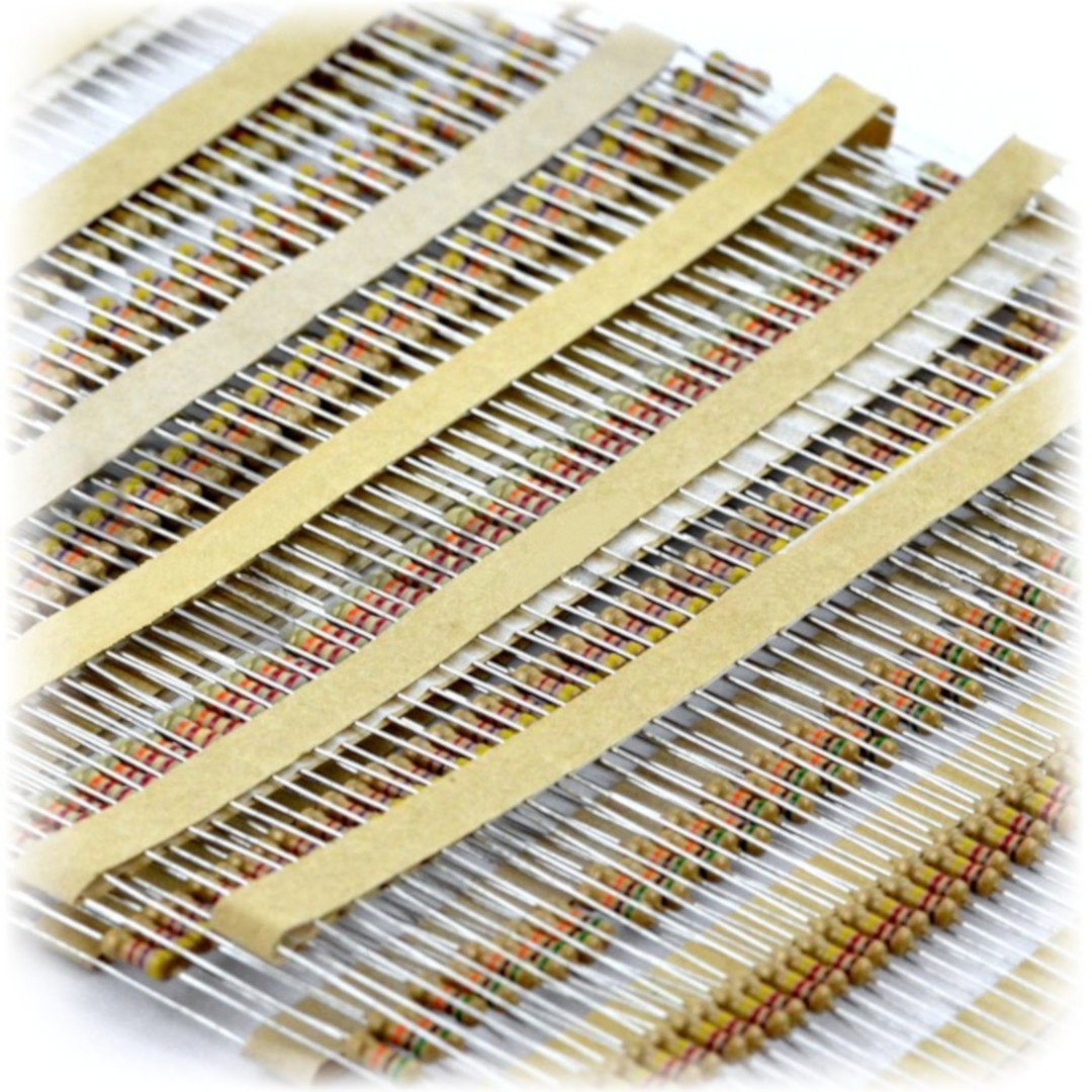 Beschriebener Satz CF THT 1 / 4W-Widerstände - 600St.