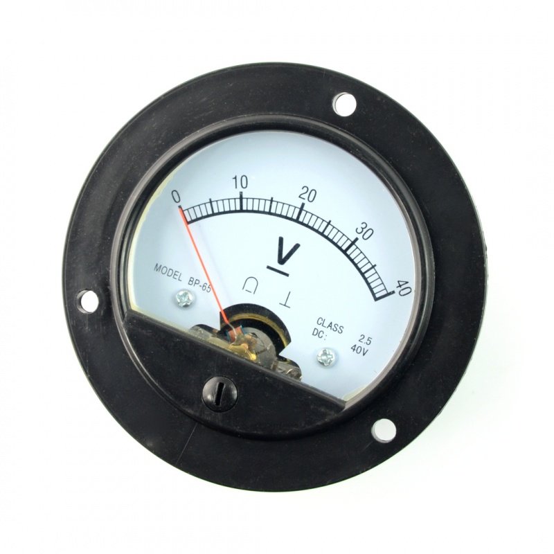 Analoges Voltmeter - Panel BP-65 - 40V DC