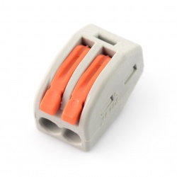 2-poliger 250-V-Elektrowürfel - orange