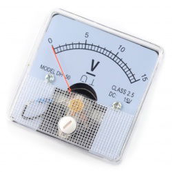 Analoges Voltmeter - Panel DH-50 - 15V DC