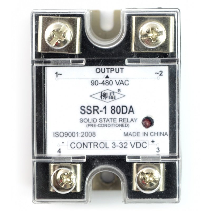 Halbleiterrelais SSR-80A 480VAC / 80A - 32VDC