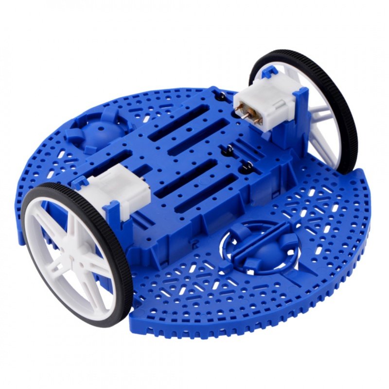 Romi Chassis Kit - 2-Rad-Roboter-Chassis - blau - Pololu 3506