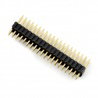2x20 Goldpin-Stecker, gerades 2,54-mm-Raster