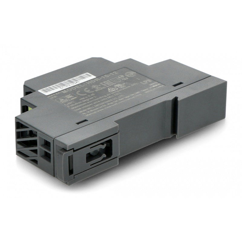 Mean Well HDR-15-12 Netzteil für eine Hutschiene - 12V / 1,25A