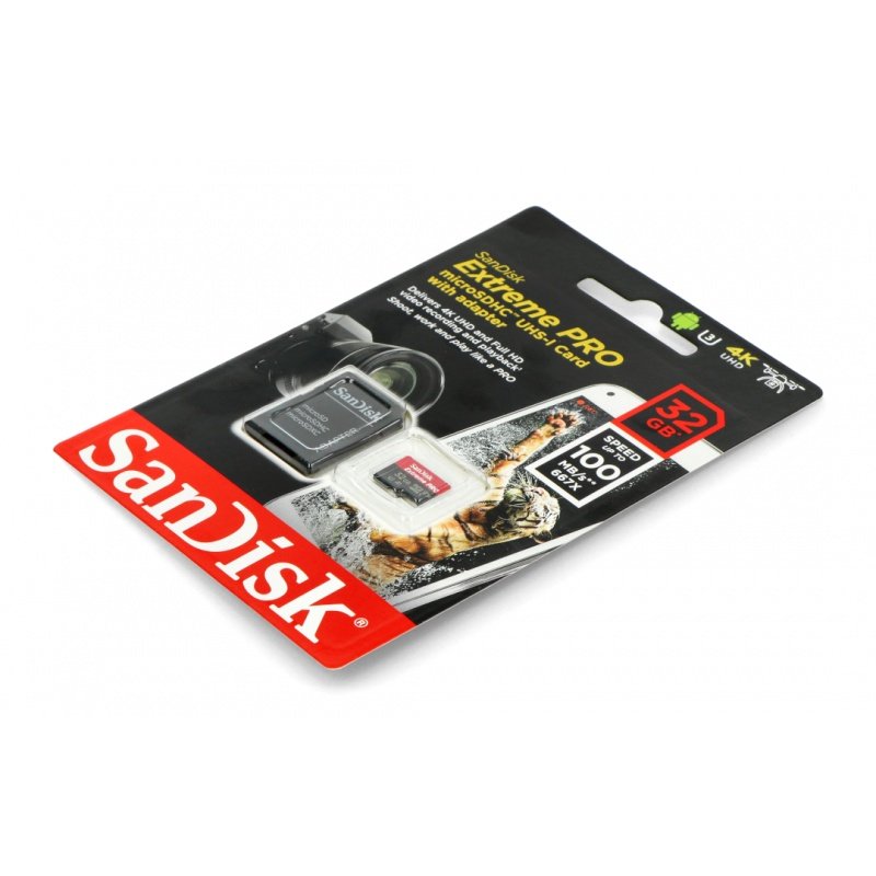 SanDisk Extreme Pro 667x microSD-Speicherkarte 32GB 100MB/s