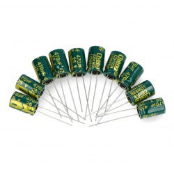Elektrolytkondensator Low ESR 470uF / 25V 8x12mm 105C THT - 10St