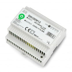 DIN100W12-Netzteil für eine DIN-Schiene - 12 V / 8,3 A / 100 W