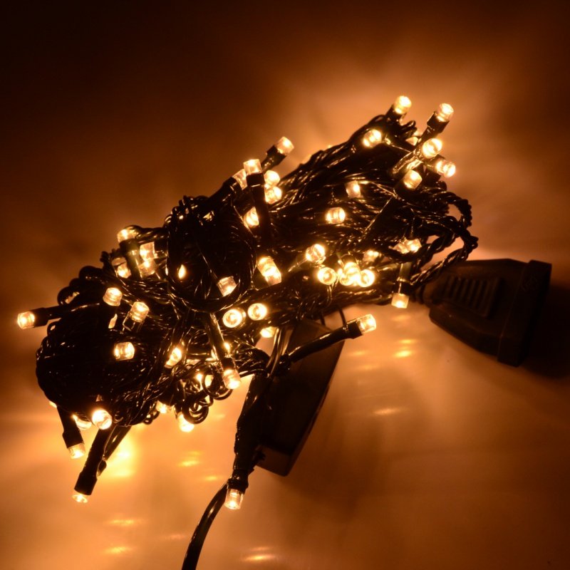 LED Weihnachtsbeleuchtung - warmweiß - 100 Stk
