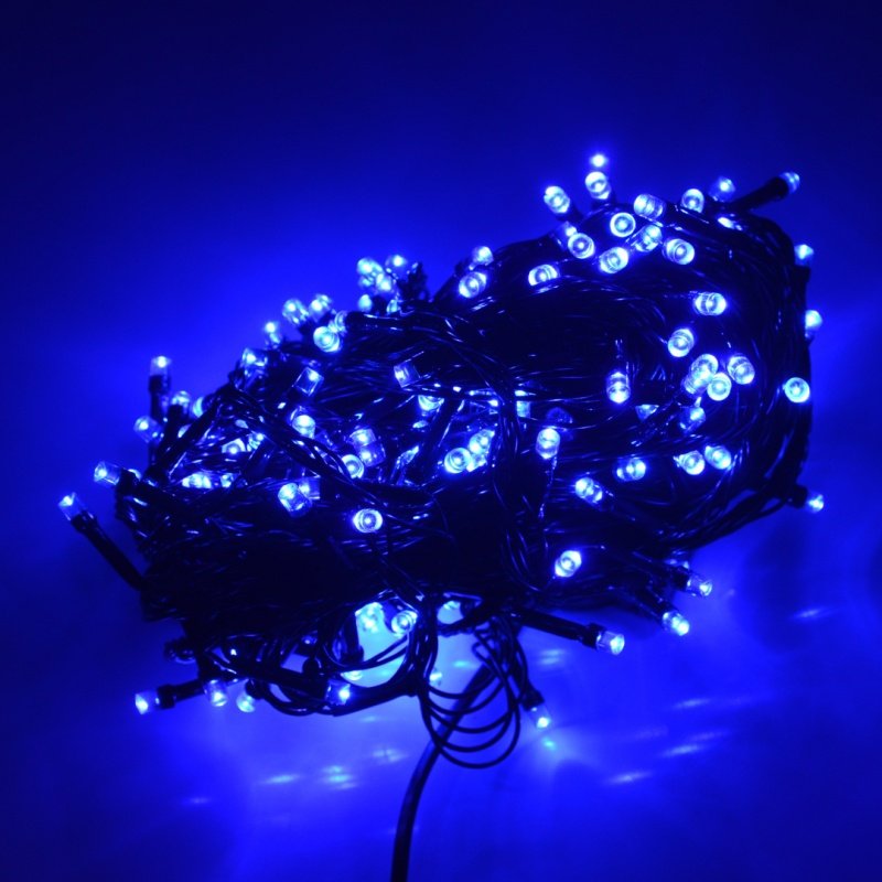 LED-Weihnachtsbeleuchtung - blau - 200 Stück