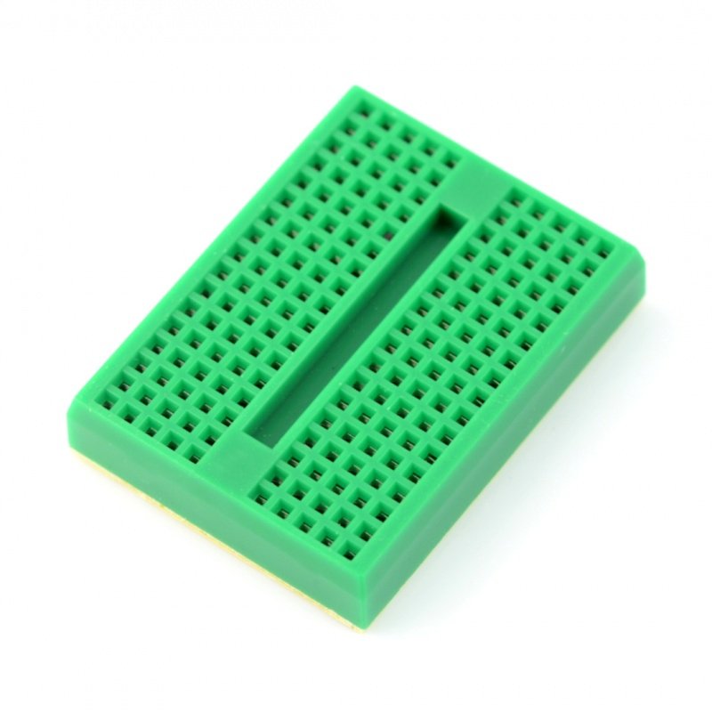 Kontaktplatte - 170 Löcher - grün
