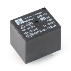 Relais MPA-S-112-A - 12V Spule, 1x 10A / 250VAC Kontakte