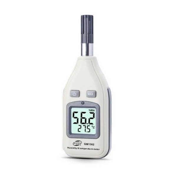 Feuchtigkeits- und Temperaturmessgerät Benetech GM1362 Hygrometer