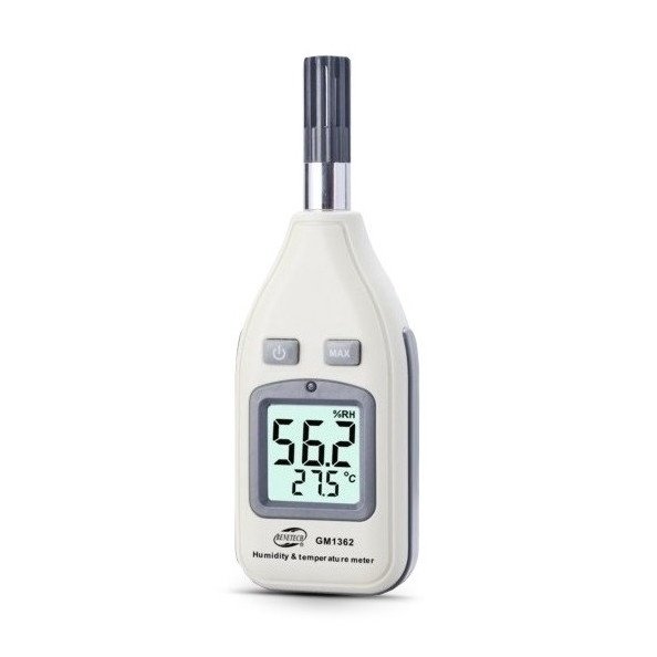 Feuchtigkeits- und Temperaturmessgerät Benetech GM1362