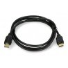 HDMI-Blow-Kabel, Klasse 1.4 High Speed mit Ethernet - 1,5 m - zdjęcie 2