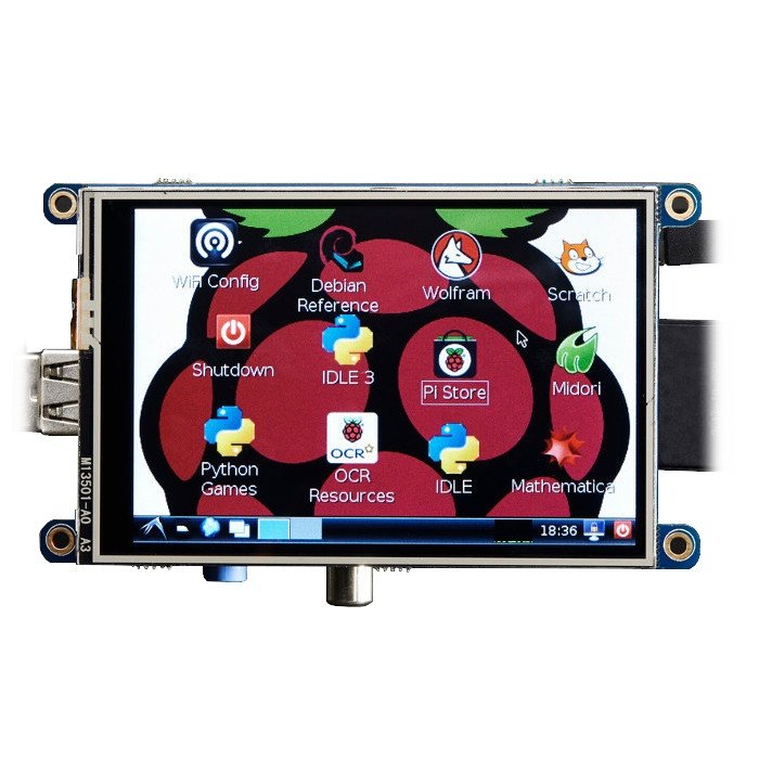 PiTFT-Komplex - resistives Touch-Display 3,5 '' 480x320 für