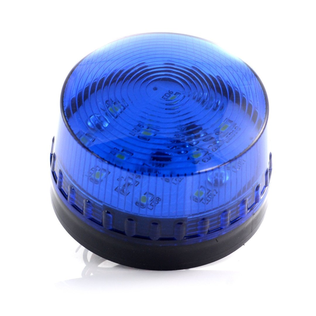 Strobo LED Licht Auto Blau Innenbeleuchtung 12V Zigarettenanzünder