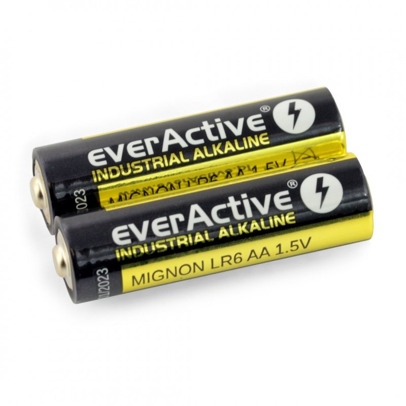 Batterie AA (R6 LR6) Alkaline EverActive - 2 Stck