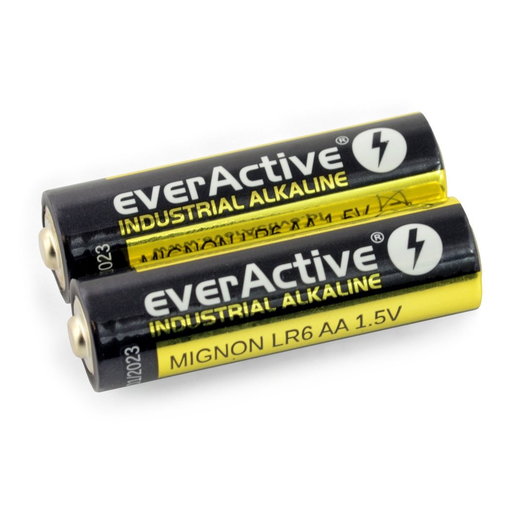 Batterie AA (R6 LR6) Alkaline EverActive - 2 Stck