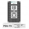 Universalplatine PDU73 - SMD ADuC8xx - zdjęcie 2