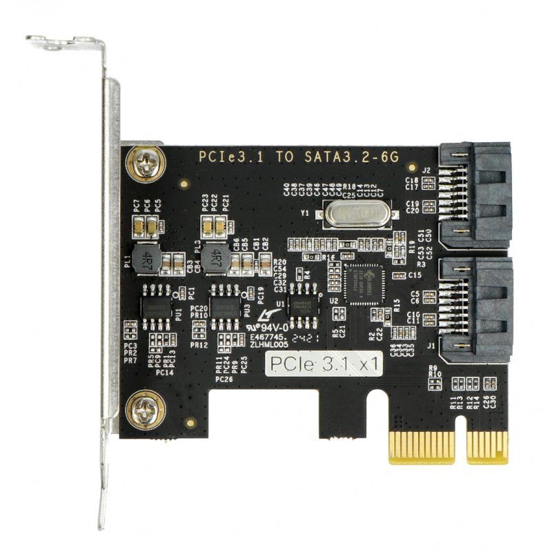 ROCKPro64 - 2x SATA3 Erweiterungskarte für PCI-e 3.1