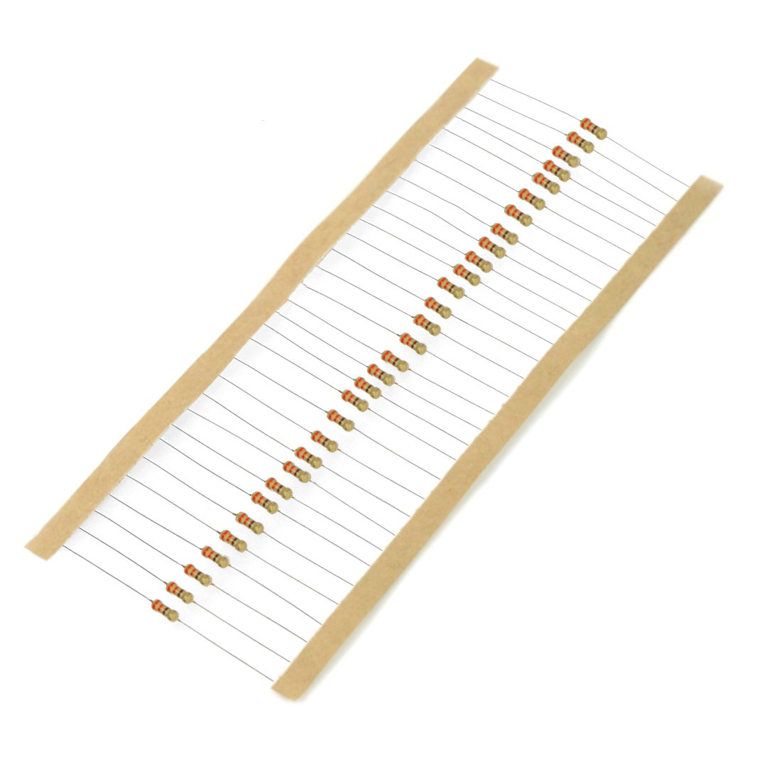 JustPi THT CF Widerstand Kohle 1/4W 330Ω - 30St