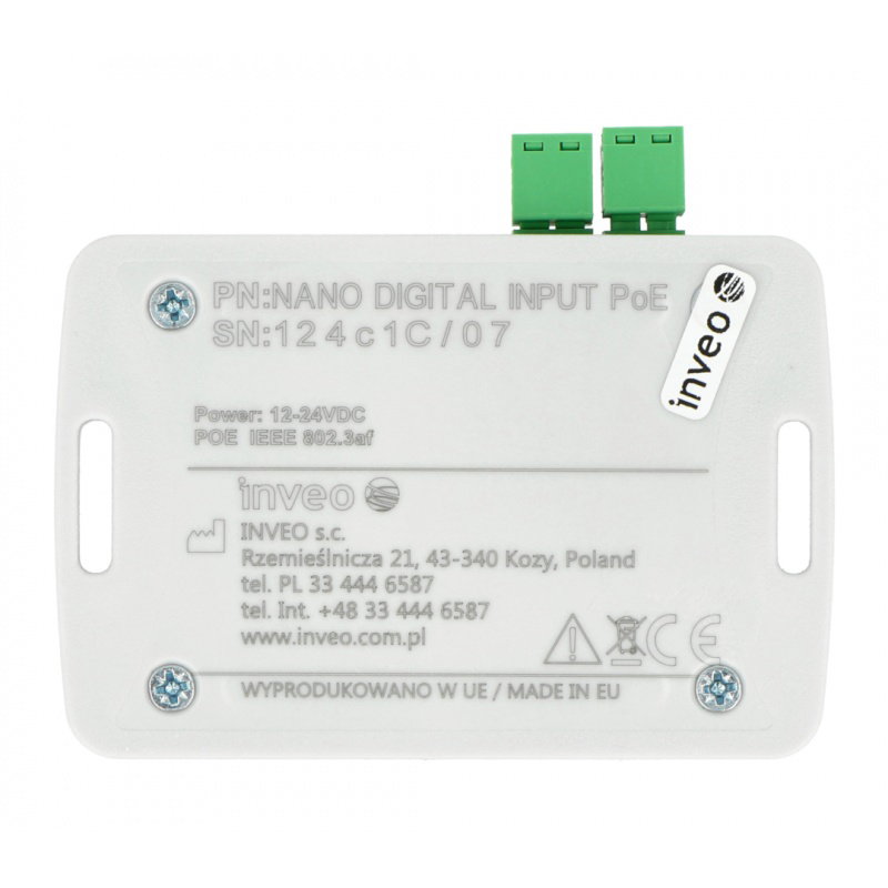 Inveo Nano Digital Input - Lesen des Eingangsstatus über