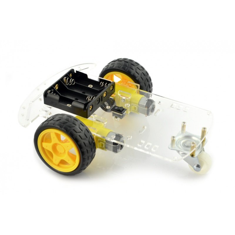 Chassis Rectangle 2WD 2-Rad-Roboter-Chassis mit DC-Antrieb