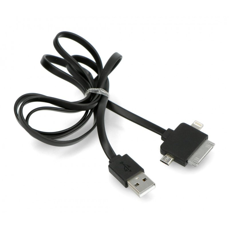 USB 3in1 Blow Splitter - microUSB / Lightning / 30pin