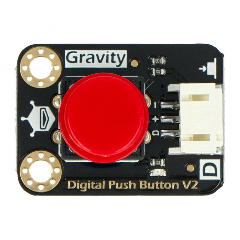 DFRobot Gravity - Tact Switch digitaler Taster - rot