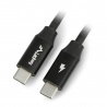 Lanberg USB C - USB C 2.0 schwarz Premium QC 4.0 PD 1,8 m Kabel - zdjęcie 1